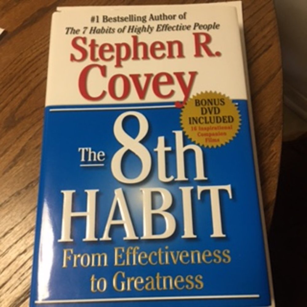 Stephen Covey The 8th Habit Book with DVD